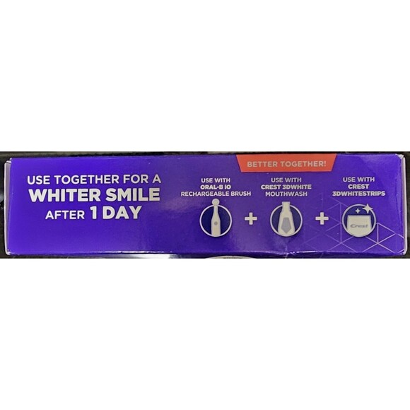 Crest 3D White Stain Eraser Teeth Toothpaste Polishing Mint 2.7oz EXP 2028 - Picture 4 of 7